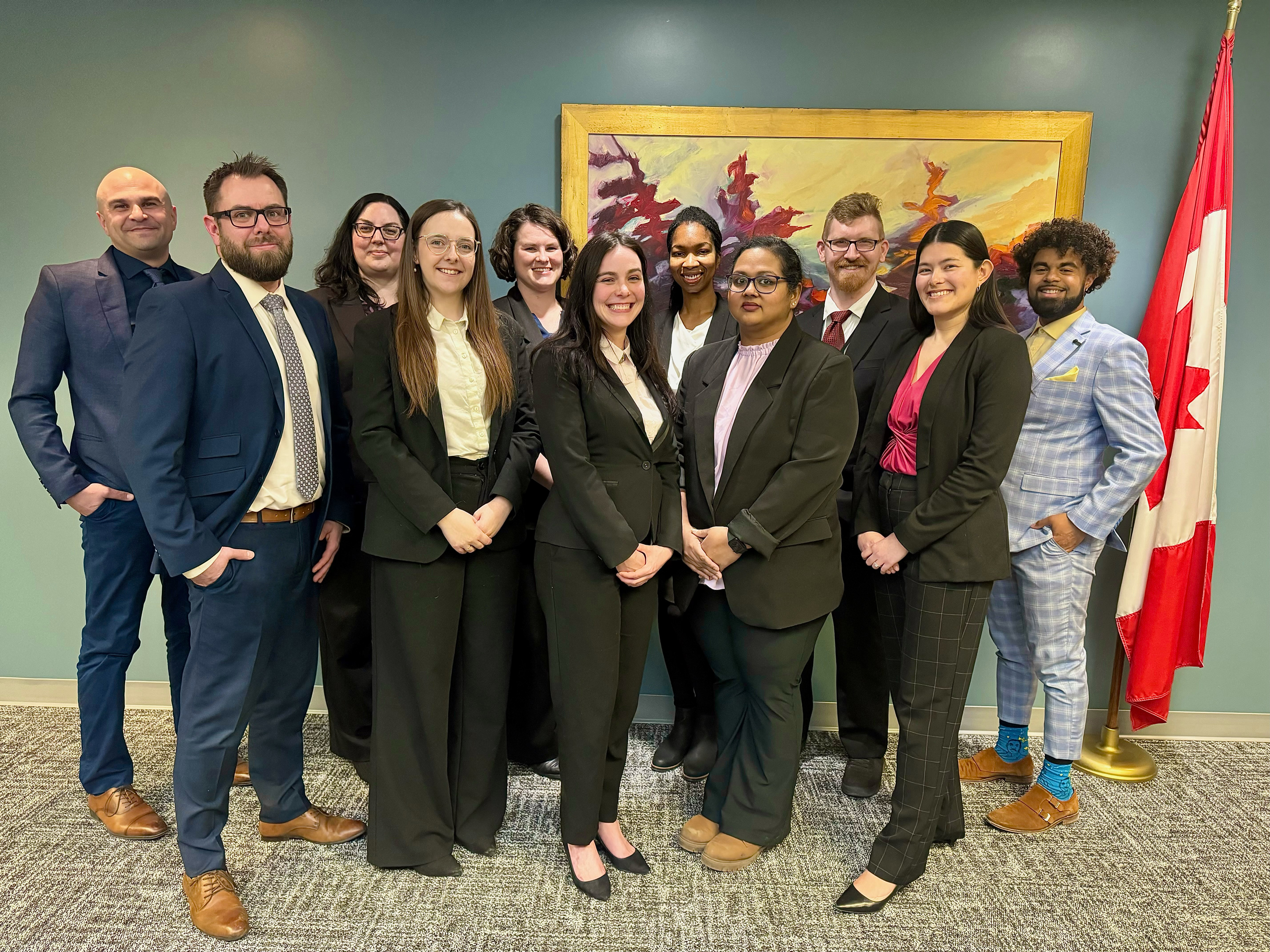 Photo de l’équipe des services du greffe.